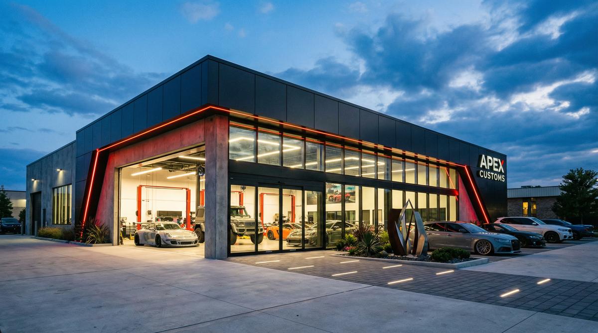 国产视频修车改装公司门店